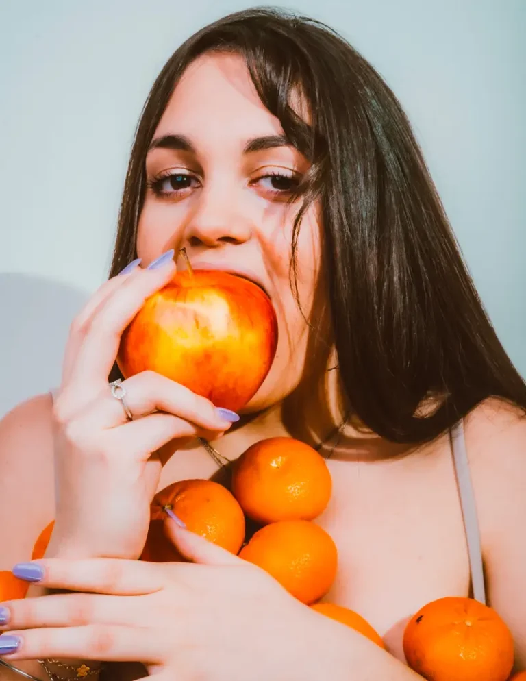 Talisia with fruit and wine — FERRE Magazine | The April Fashion & Beauty Edition | Vol.9 | 2023