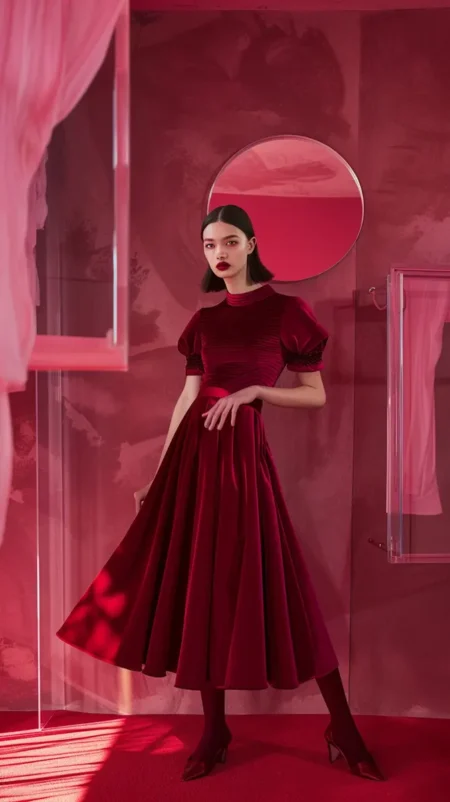 Burgundy Vs Beige — FERRE Magazine, September 2024