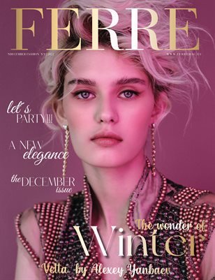 FERRE Magazine — The December Fashion & Beauty Edition Vol. 1 2022 cover