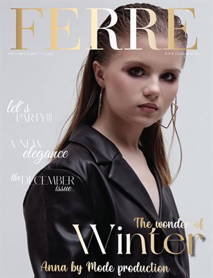 FERRE Magazine — The December Fashion & Beauty Edition Vol. 3 2022 cover