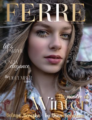 FERRE Magazine — The December Fashion & Beauty Edition Vol. 8 2022 cover
