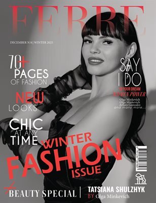 FERRE Magazine — The December Fashion Edition Vol. 8 2025 cover