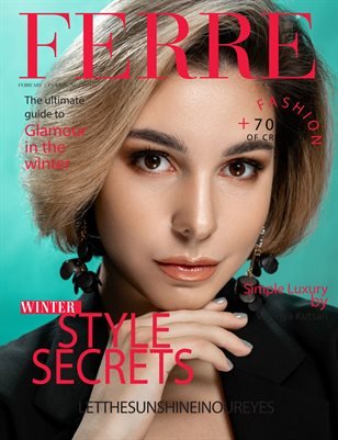 FERRE Magazine — The February Fashion & Beauty Edition Vol. 2 2022 cover