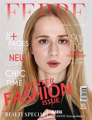 FERRE February 2026 Fashion edition cover