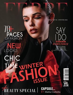 FERRE January 2026 Fashion edition cover