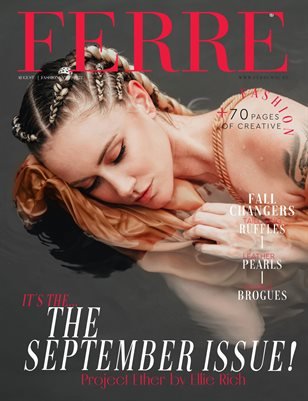 FERRE Magazine — The October Fashion & Beauty Edition Vol. 12 2022 cover