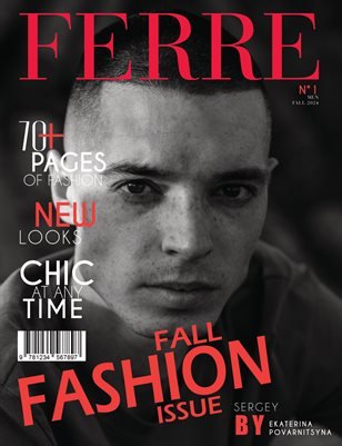 FERRE Magazine — The October Men Edition Vol. 1 2024 cover
